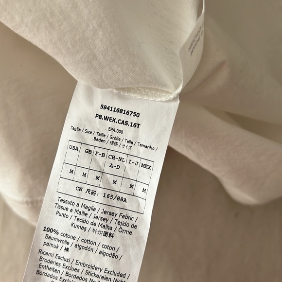 Weekend Max Mara L White Blouse With Embroidery NWT - Picture 7 of 7